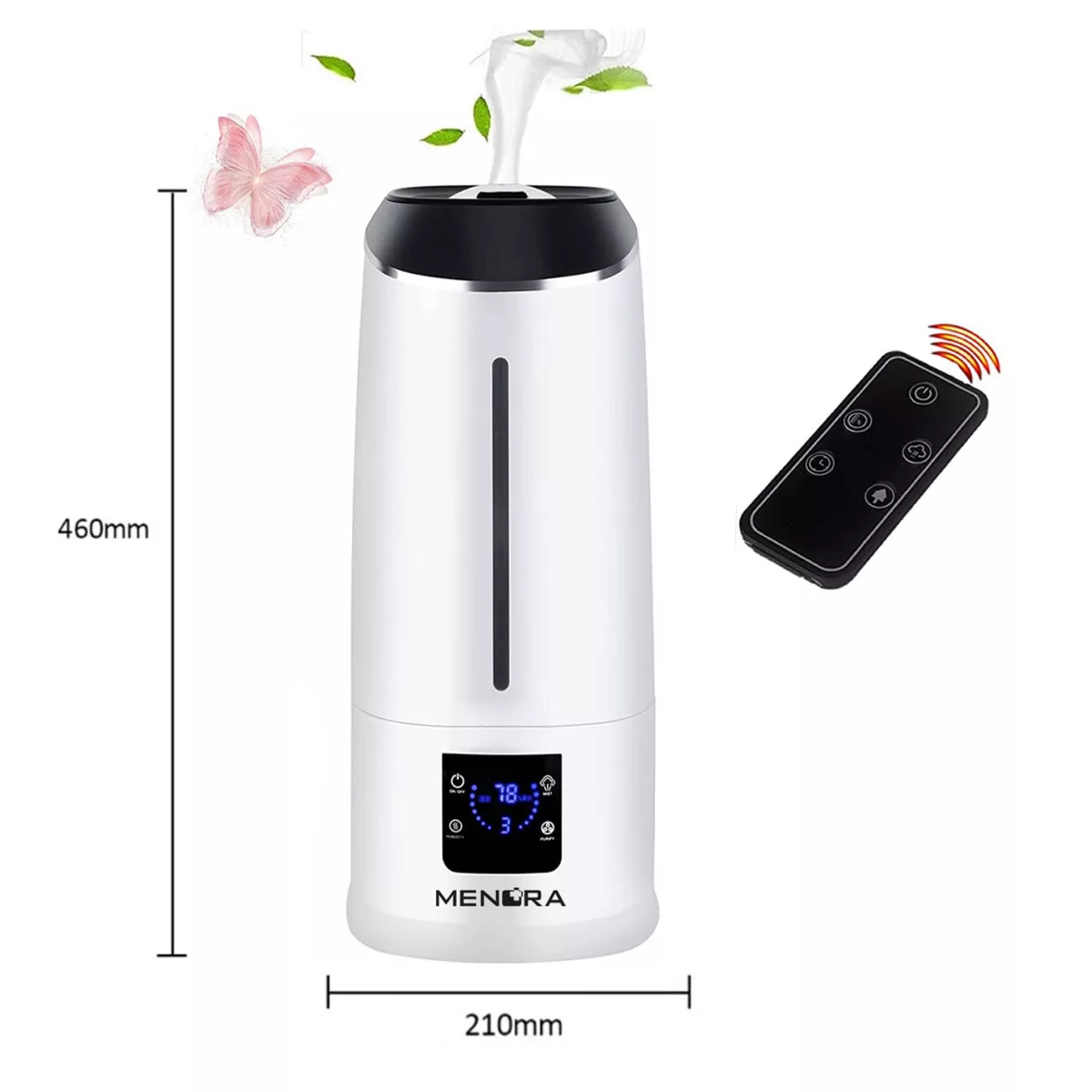 دستگاه بخور و رطوبت ساز سرد منورا مدل HD1-1355A