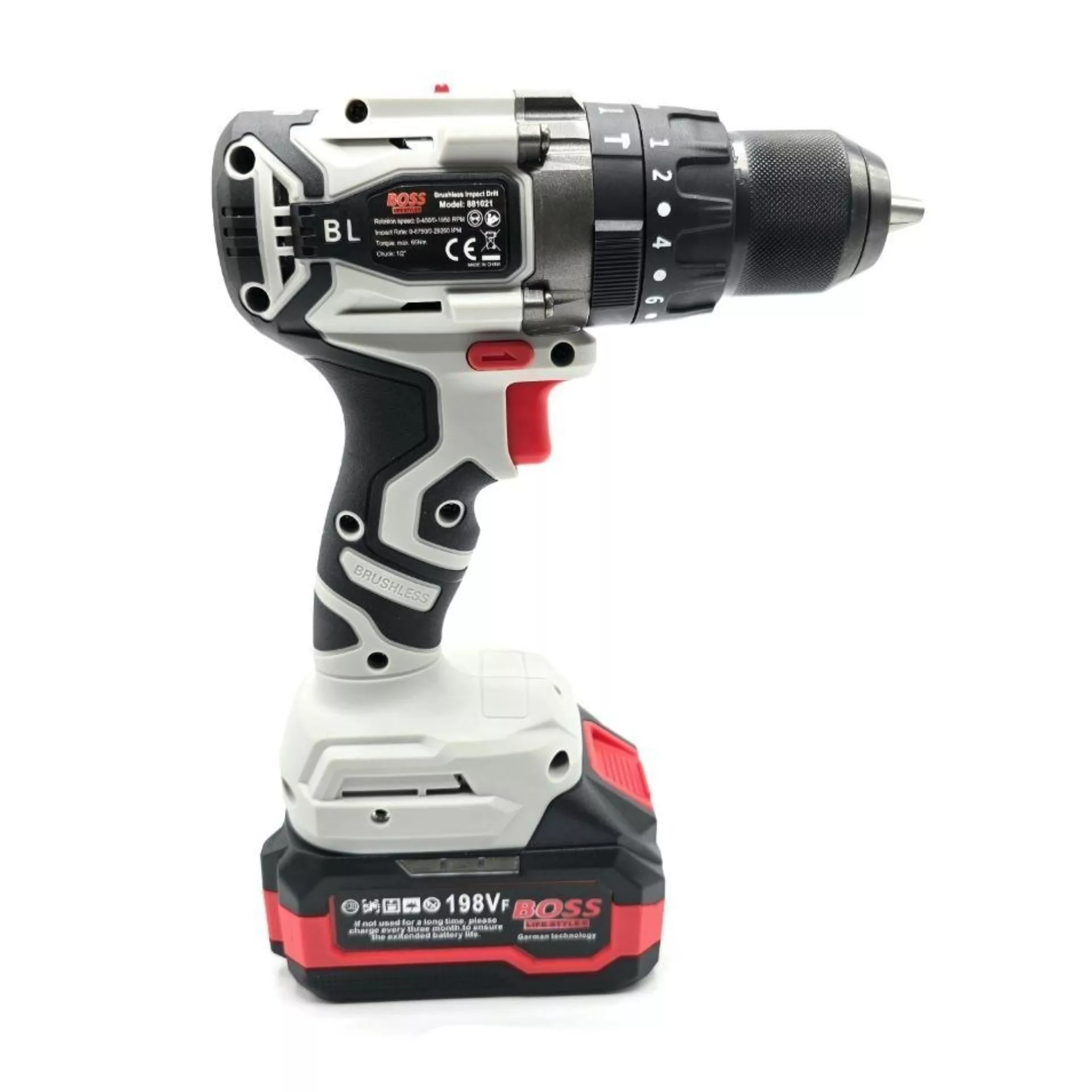 دریل پیچ گوشتی باس مدل 198VF