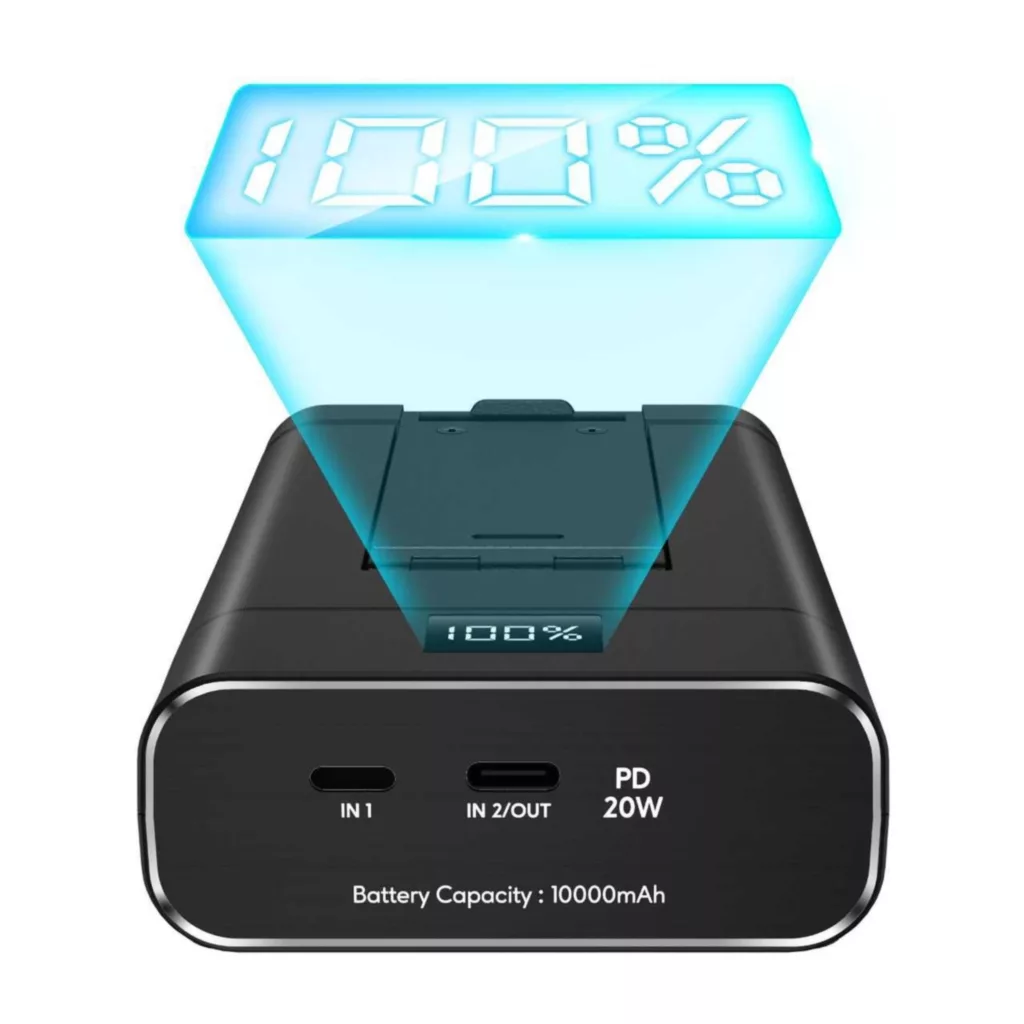 شارژر همراه گرین لاین مدل PoFold ظرفیت 10000 میلی‌آمپر ساعت