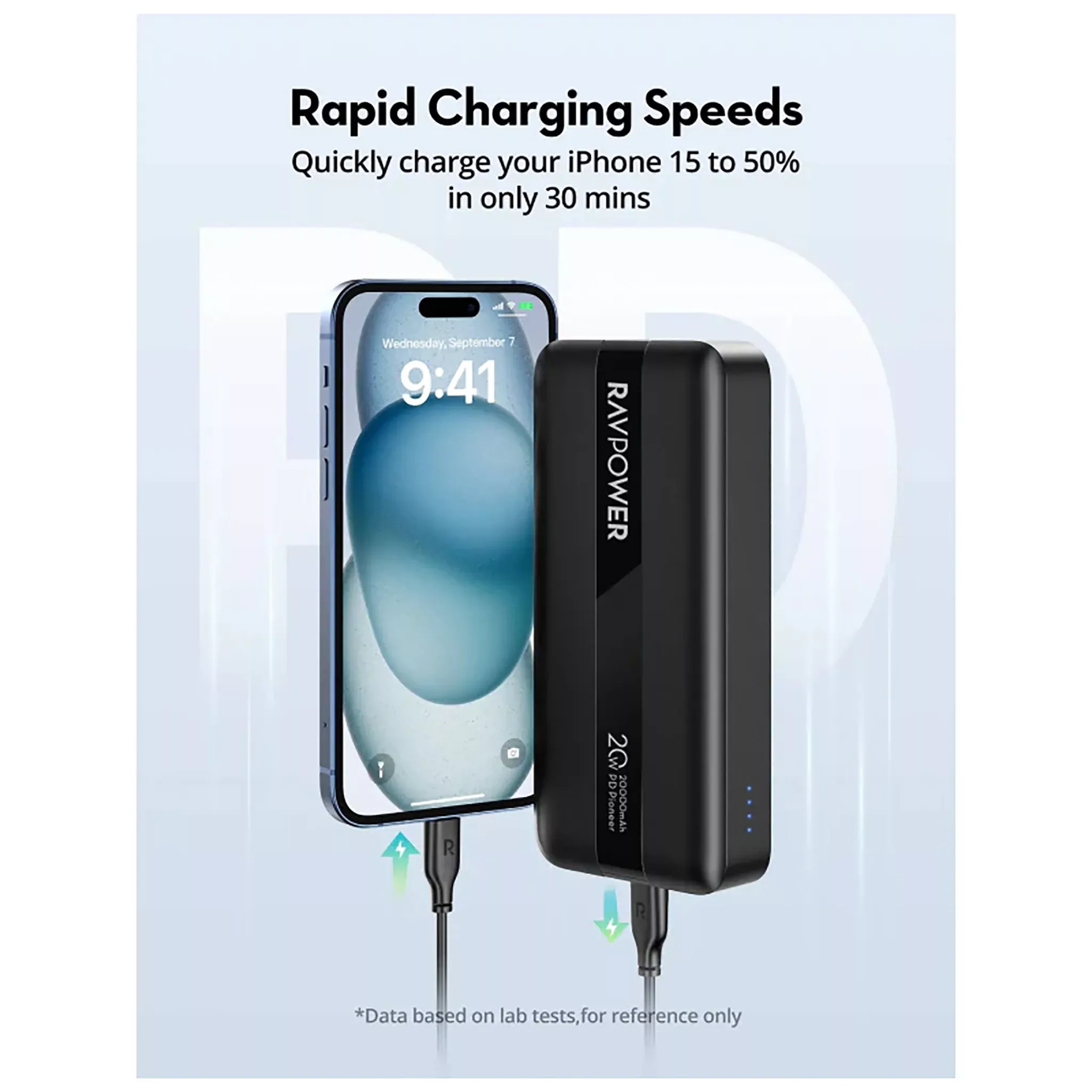 پاوربانک راوپاور مدل RP-PB1235 ظرفیت 20000 میلی آمپر ساعت