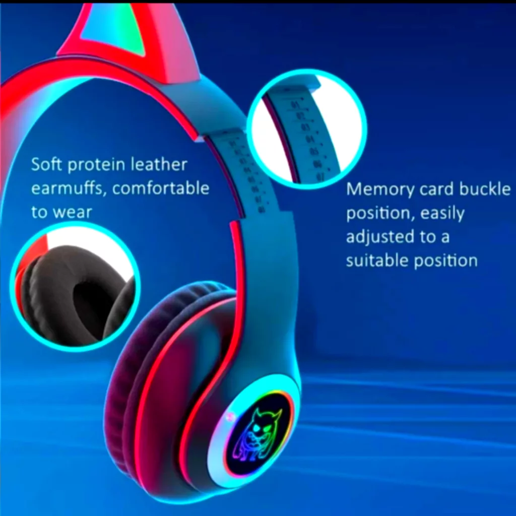 هدفون بی سیم مدل کت دیزاین  کد STN-25 N2023