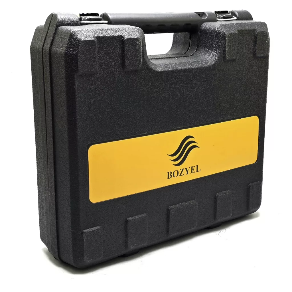 دریل پیچ گوشتی شارژی چکشی بوزیل مدل BOZ-04 مجموعه 95 عددی