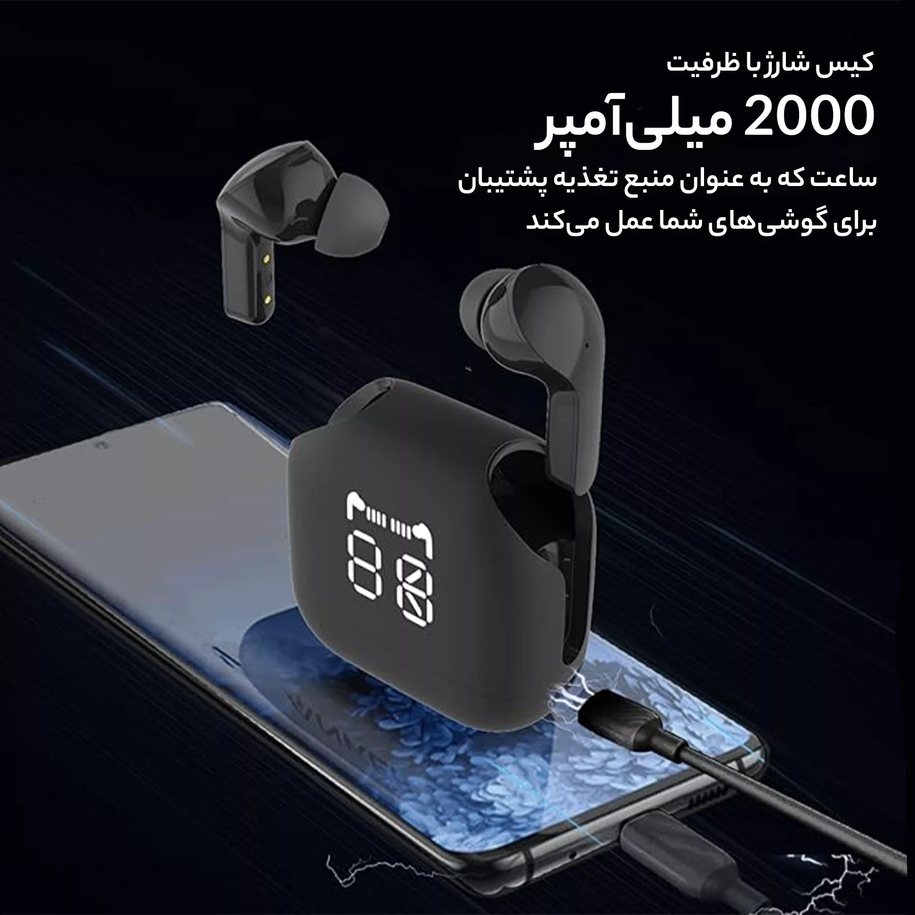 هدفون بلوتوثی گلوریمی مدل Glori buds 3Pro