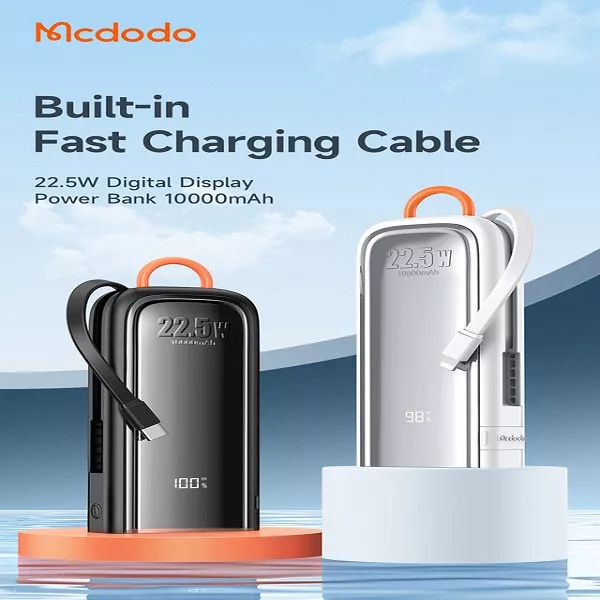 پاوربانک مک دو دو مدل MC-116 ظرفیت 10000 میلی آمپر ساعت