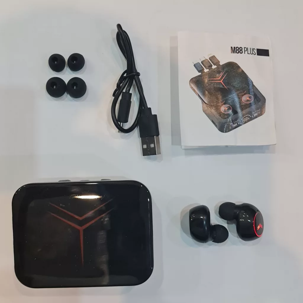 هدست بلوتوثی مدل m88 plus v5.3 enc