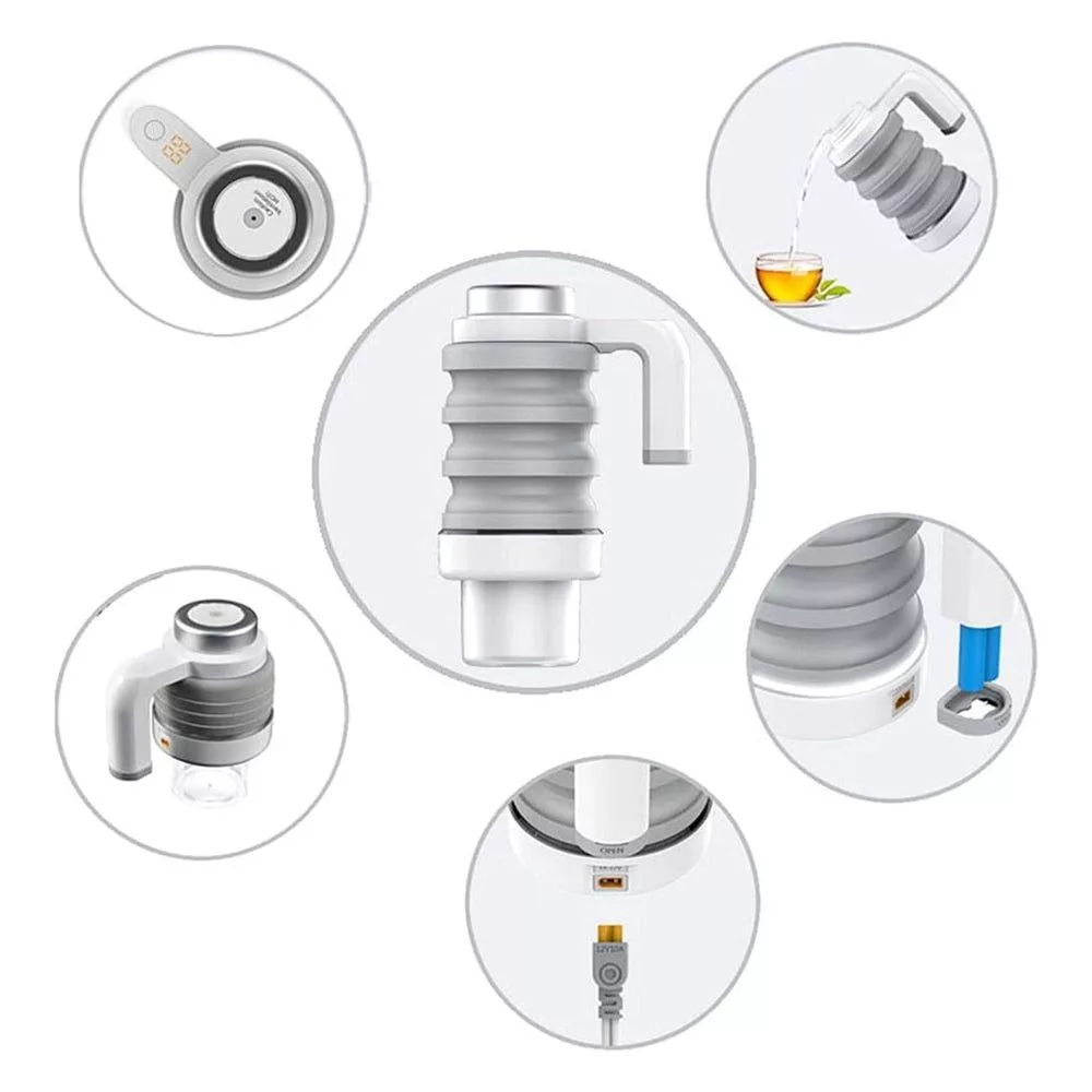 کتری فندکی گرین لاین مدل Electric Kettle GNCARFELKT