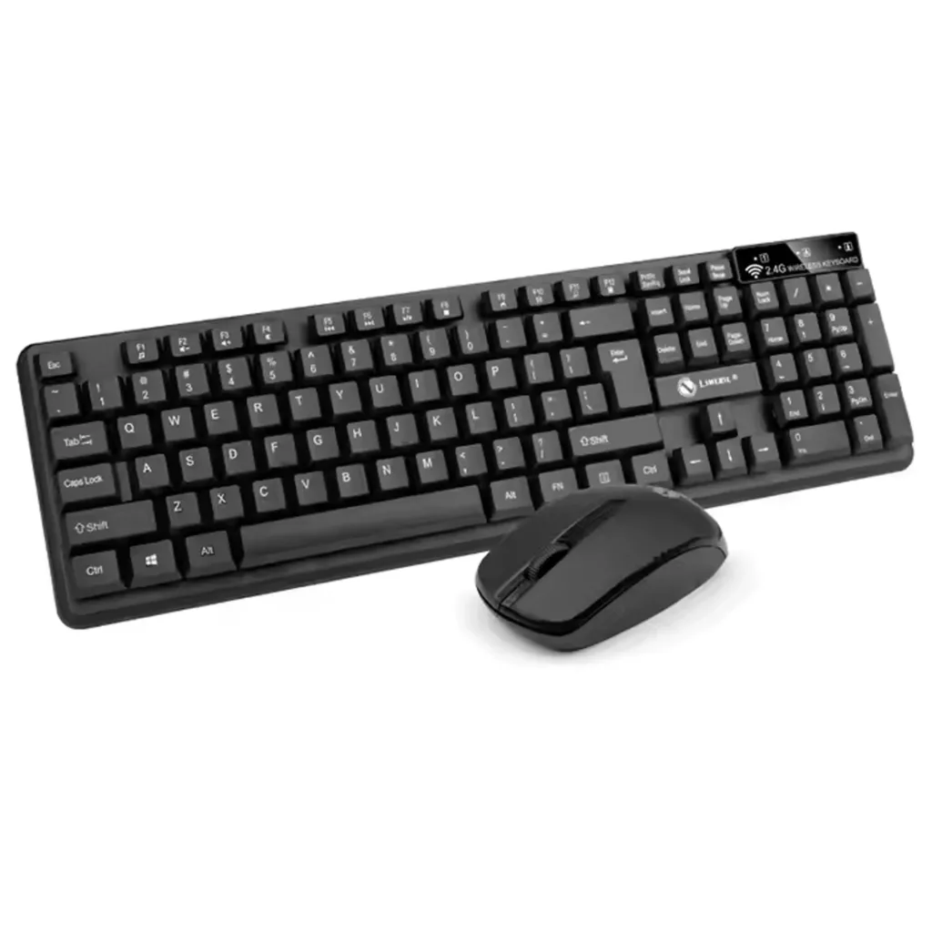 کیبورد و موس بی سیم لایماید مدل WIRELESS-W200 کد 2024