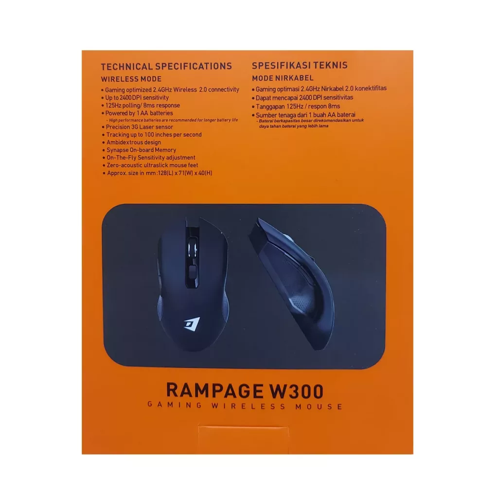 ماوس مخصوص بازی جرتک مدل W300