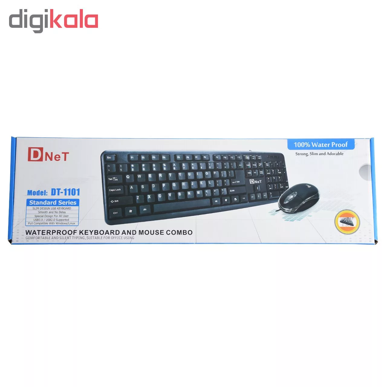 کیبورد و ماوس دی-نت مدل DT-1101