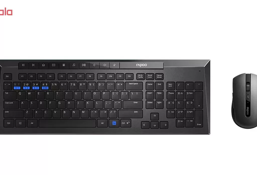 کیبورد و ماوس بی‌سیم رپو مدل 8200M
