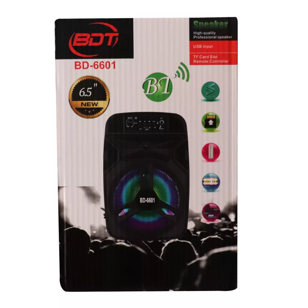 اسپیکر بلوتوثی قابل حمل مدل BD-6601