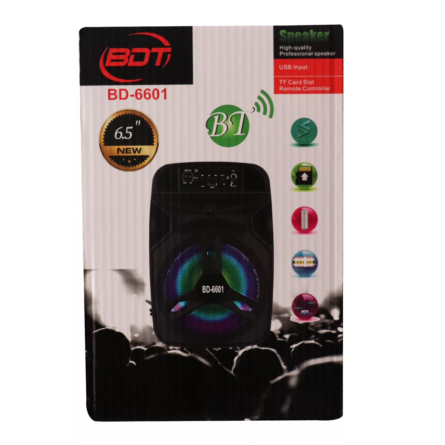 اسپیکر بلوتوثی قابل حمل مدل BD-6601