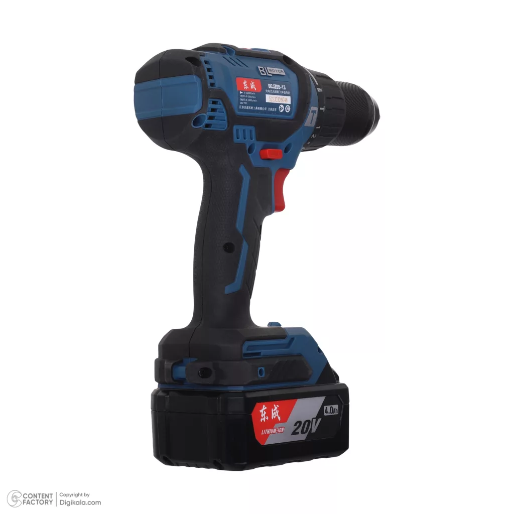 دریل چکشی شارژی براشلس 13 میلیمتری دانگ چنگ مدل DCIZ05-13-dciz05-13