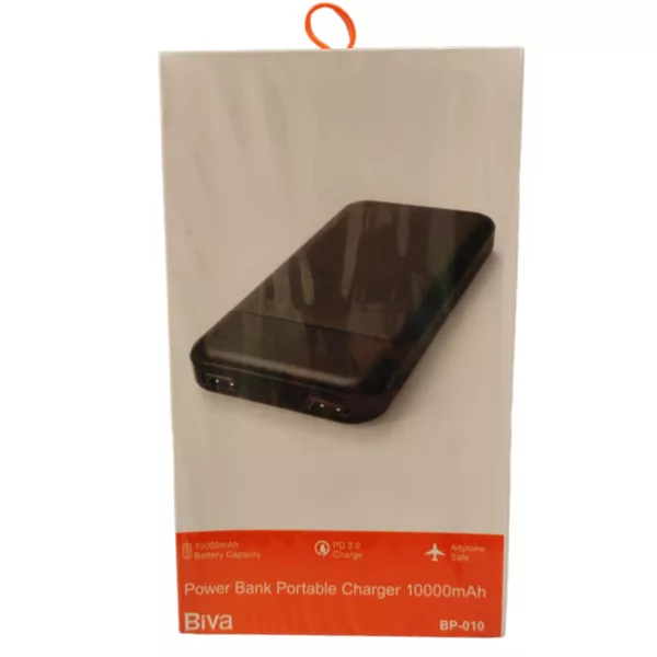 پاور بانک بیوا مدل BP-010 ظرفیت 10000 میلی آمپر ساعت