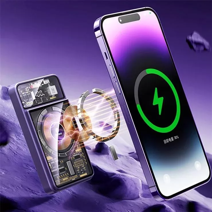 پاوربانک ریمکس مدل rp580 ظرفیت 10000 میلی آمپر ساعت