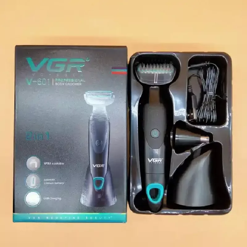 ماشین اصلاح موی صورت و بدن وی جی ار مدل V-601