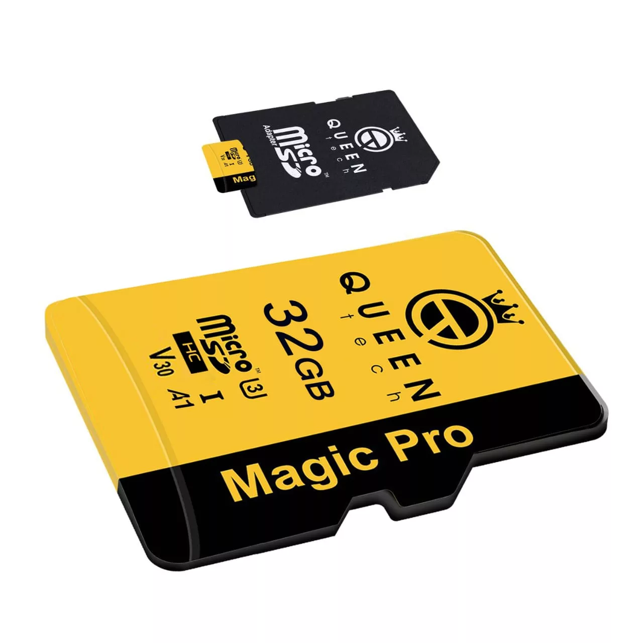 کارت حافظه Micro SD HC کوئین تک مدل A1-V30-633X کلاس 10 استاندارد UHS-l U3 سرعت 95mbps ظرفیت 32 گیگابایت به همراه آداپتور SD کارت حافظه Micro SD HC کوئین تک مدل A1-V30-633X کلاس 10 استاندارد UHS-l U3 سرعت 95mbps ظرفیت 32 گیگابایت به همراه آداپتور SD