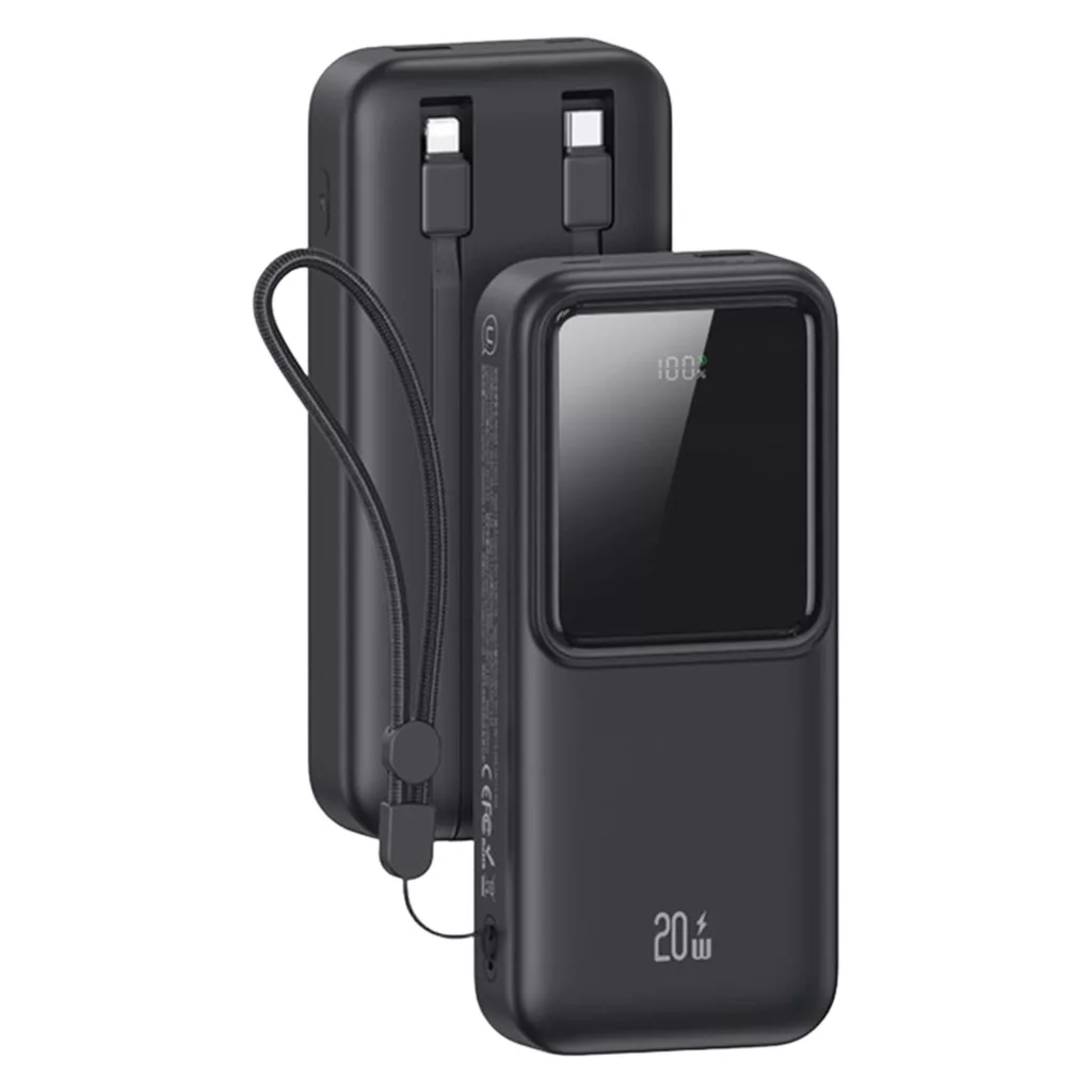 پاوربانک 20 وات یوسمز مدل CD212-20W ظرفیت 20000 میلی آمپر