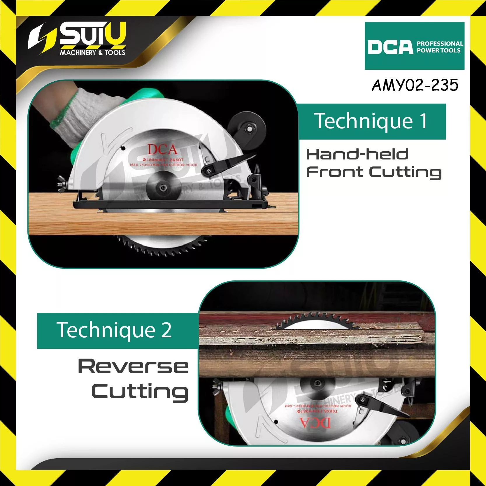 اره دیسکی دی سی ای مدل AMY02-235