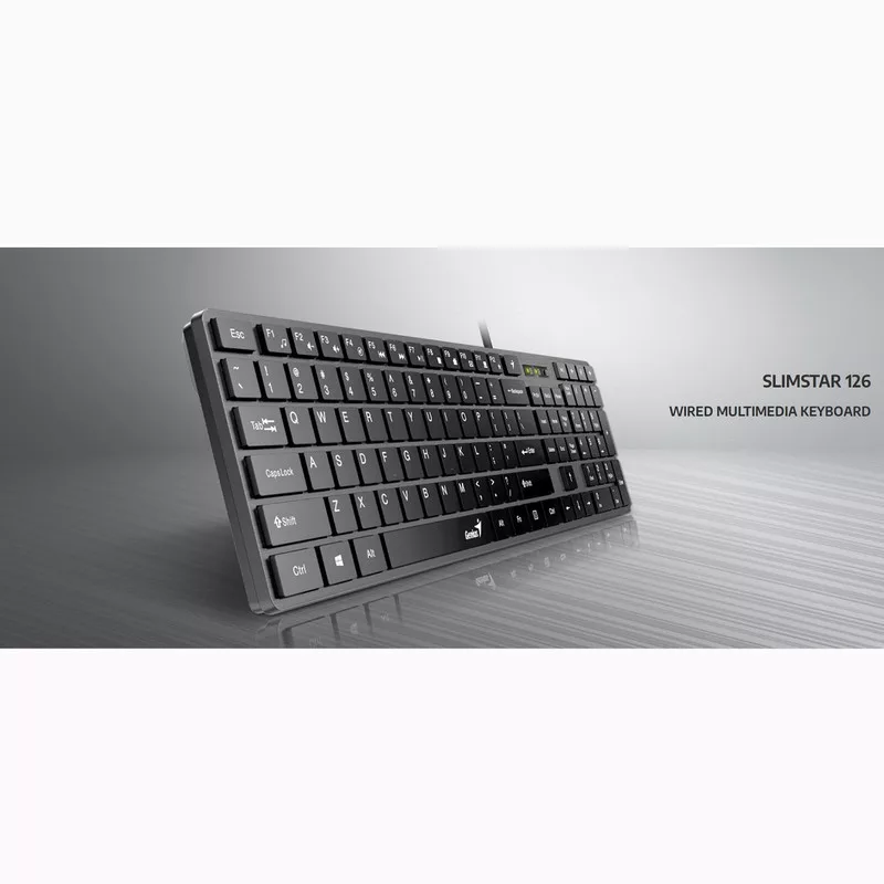 کیبورد جنیوس مدل Slim Star 126