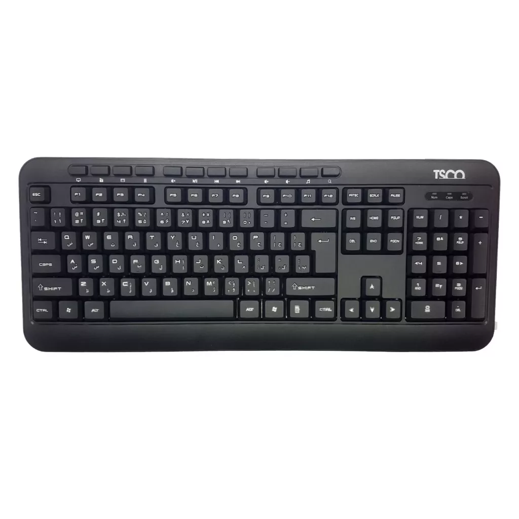 کیبورد تسکو مدل TKM 8011، سوئیچ ممبران، Full Size
