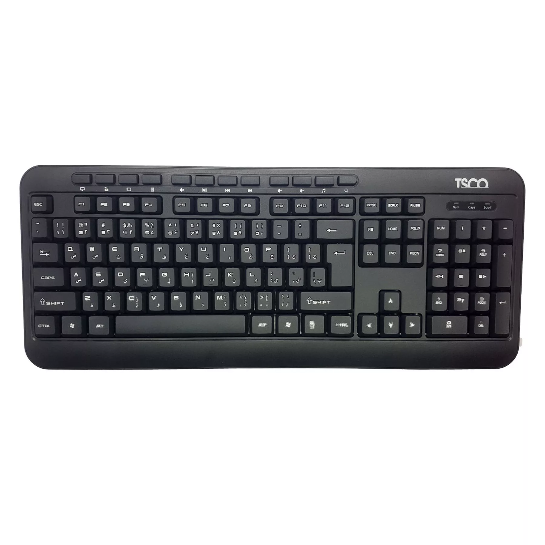 کیبورد تسکو مدل TKM 8011، سوئیچ ممبران، Full Size