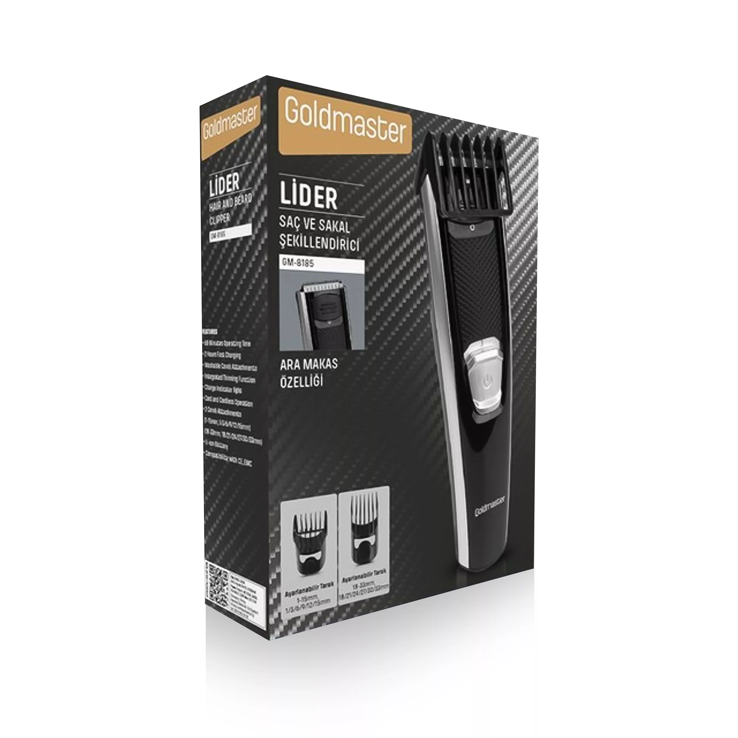 ماشین اصلاح موی سر و صورت گلد مستر مدل Lider