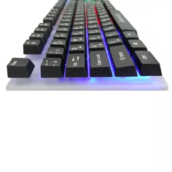 کیبورد گیمینگ جرتک مدل K358، سوئیچ ممبران، Full-Size، نورپردازی بک لایت