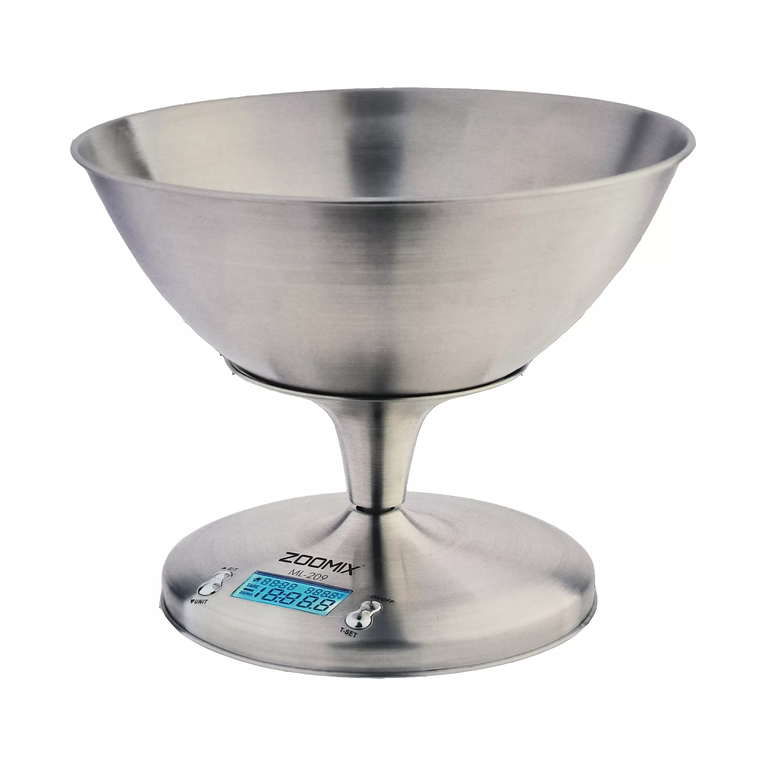 ترازو آشپزخانه دیجیتال زومیکس مدل ML-209 حداکثر ظرفیت قابل اندازه‌گیری 5 کیلوگرم با دقت اندازه‌گیری 1 گرم