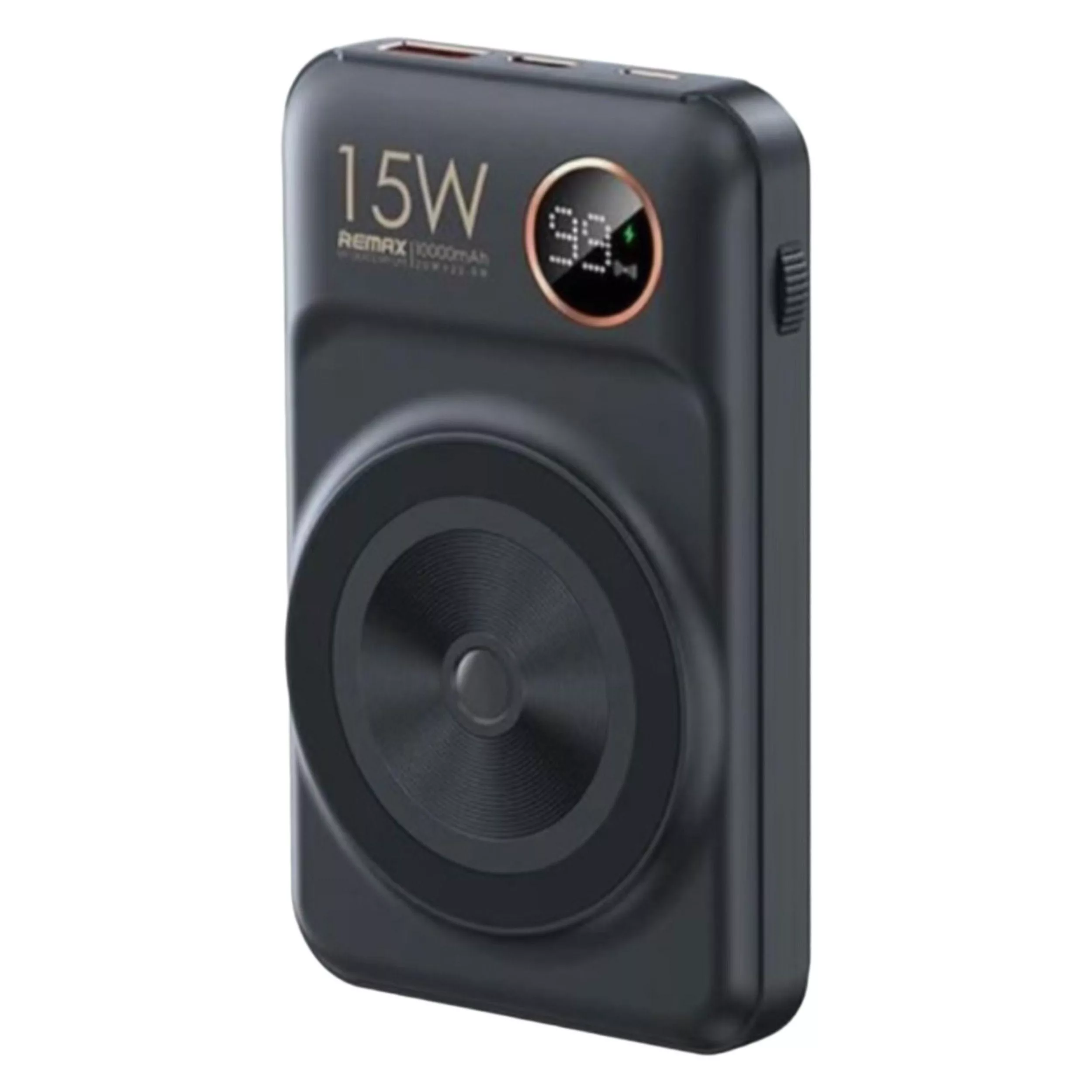 پاوربانک مگنتیک وایرلس ریمکس مدل rp527 ظرفیت 10000 میلی آمپر ساعت