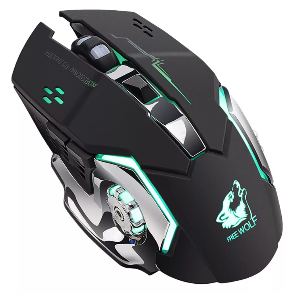 ماوس بی سیم مخصوص بازی فری ولف مدل X8