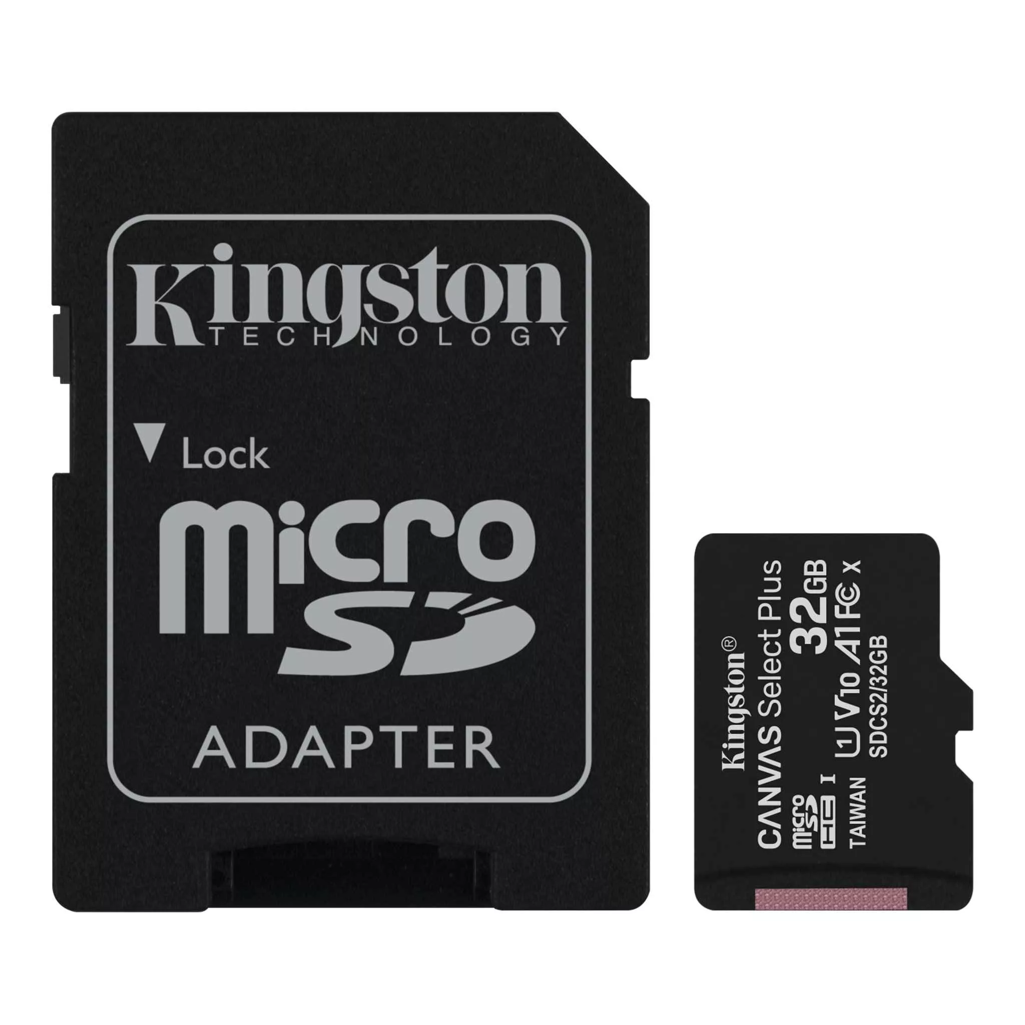 کارت حافظه microSDXC کینگستون مدل CANVAS کلاس 10 استاندارد UHS-I U1 سرعت 100MBps ظرفیت 32 گیگابایت به همراه آداپتور SD کارت حافظه microSDXC کینگستون مدل CANVAS کلاس 10 استاندارد UHS-I U1 سرعت 100MBps ظرفیت 32 گیگابایت به همراه آداپتور SD