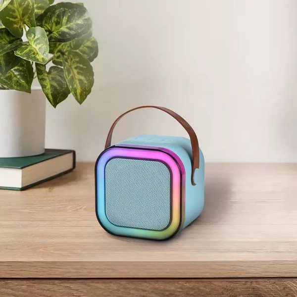 اسپیکر بلوتوثی قابل حمل کیوا مدل kiva-12 به همراه میکروفون بی‌سیم