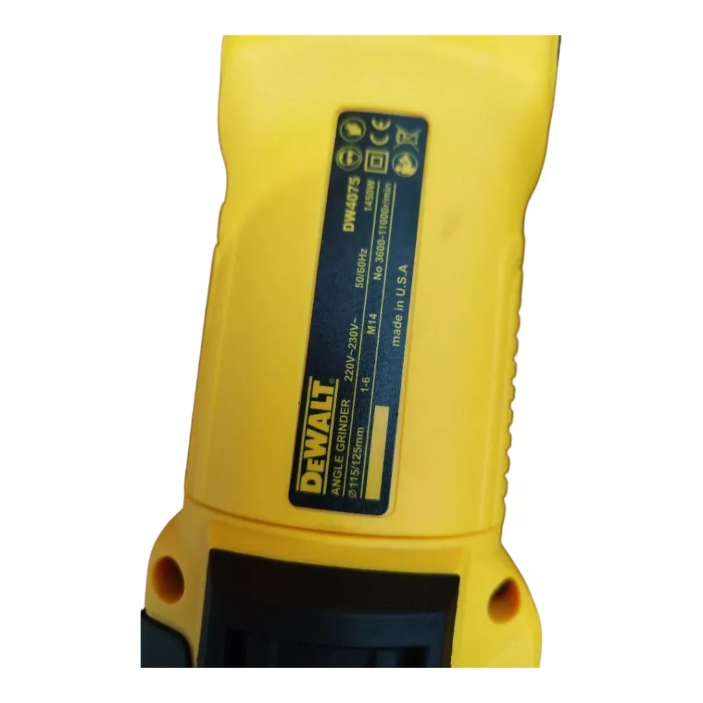 مینی فرز دیمردار 115-125 میلیمتری 1450 وات  دیوالت مدل US-4075