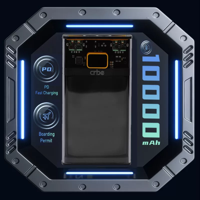 پاوربانک کربی مدل CR_P1O2 ظرفیت 10000 میلی آمپر ساعت