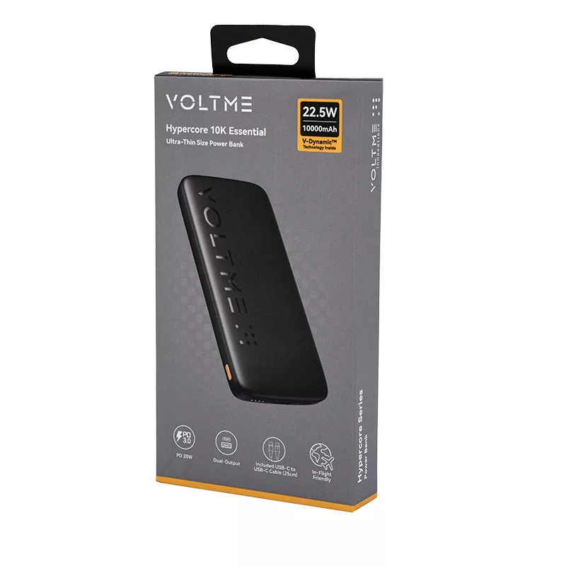 پاوربانک ولتمی مدل Hypercore 10K Essential B3028 ظرفیت 10000 میلی آمپر ساعت