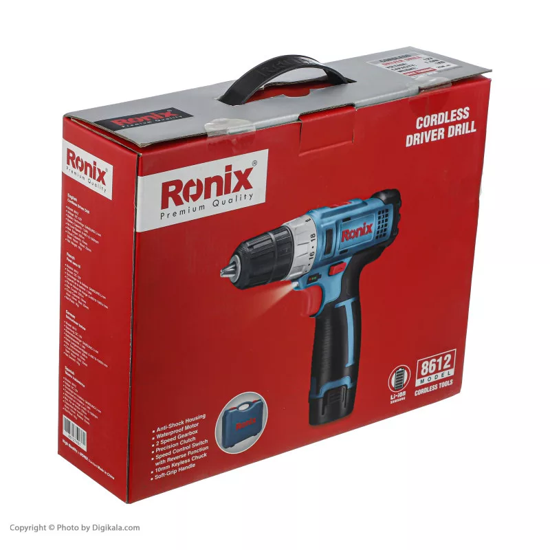 دریل پیچ گوشتی رونیکس مدل RON 8612