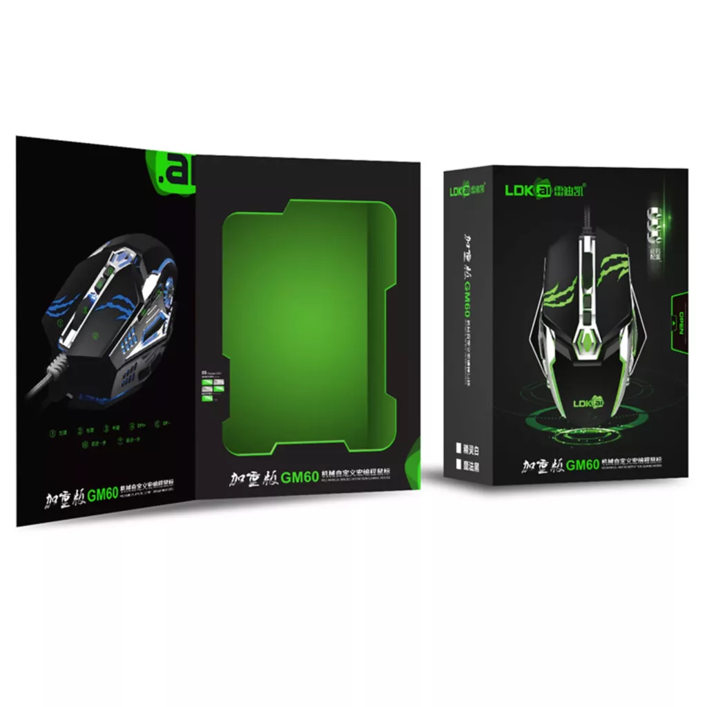 ماوس مخصوص بازی ال دی کی مدل GM60