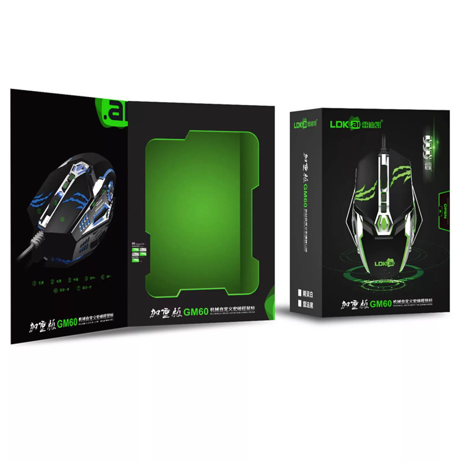 ماوس مخصوص بازی ال دی کی مدل GM60