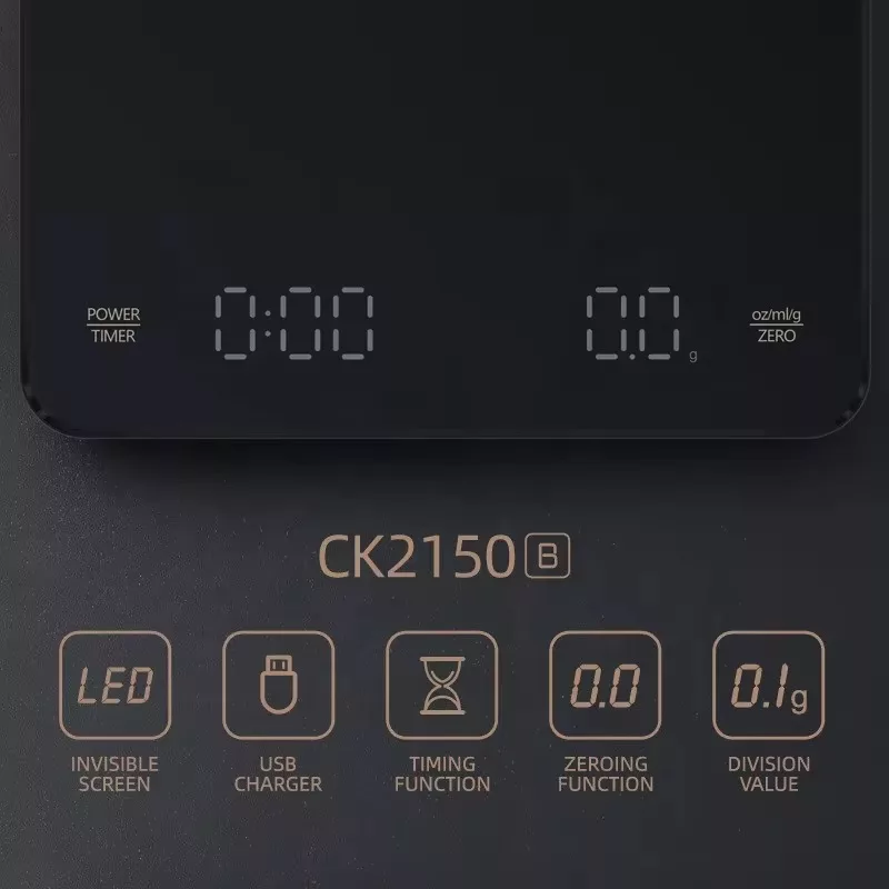 ترازو آشپزخانه دیجیتال مدل BLACK COFFE