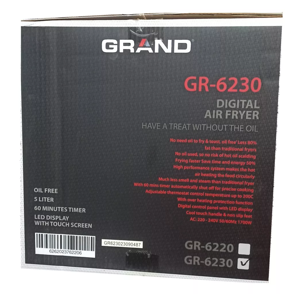 سرخ کن بدون روغن گرند مدل GR-6230