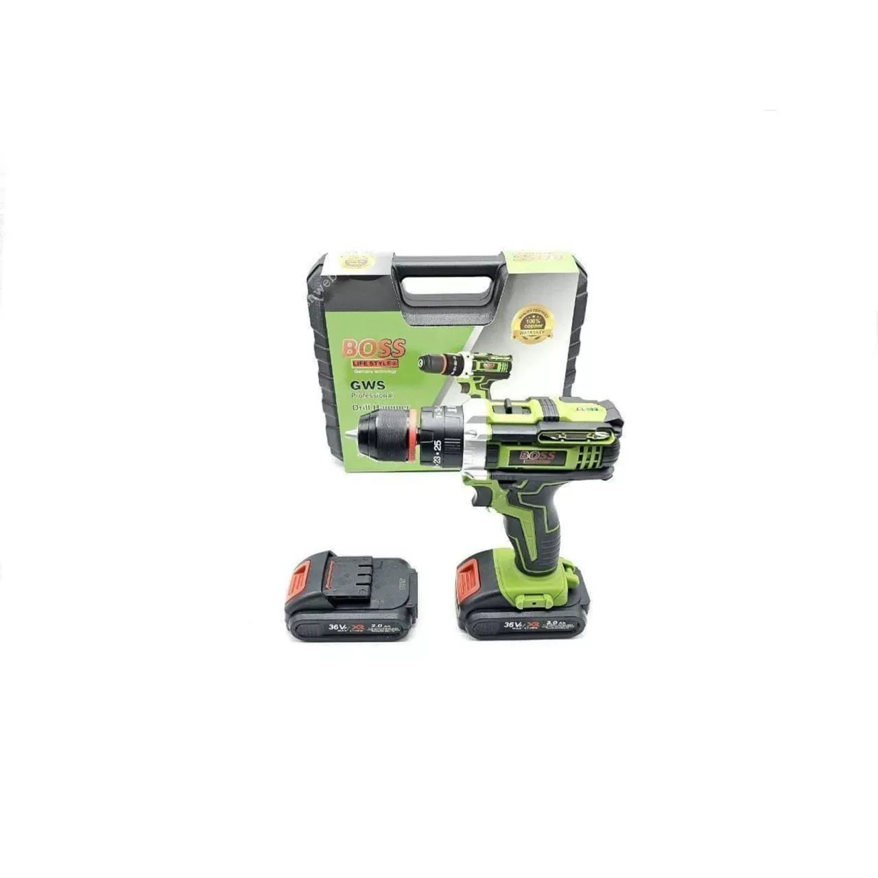 مجموعه 27 عددی دریل چکشی باس مدل 36V