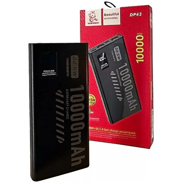 پاوربانک وی دنمن وی مدل DP 43 ظرفیت 10000 میلی آمپر ساعت