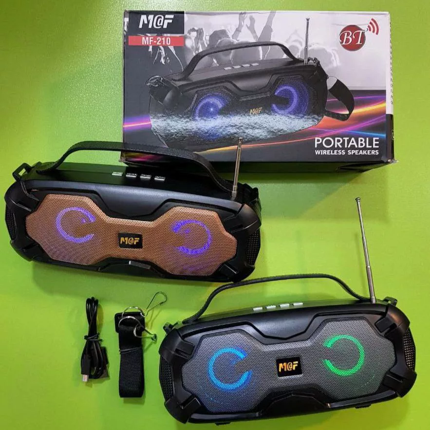 اسپیکر بلوتوثی قابل حمل مدل mf-210