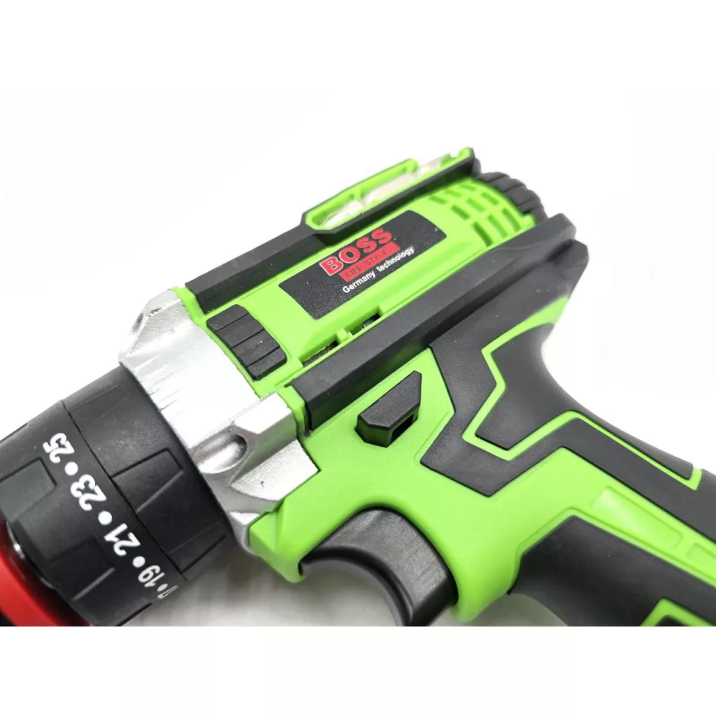 مجموعه 28 عددی دریل شارژی چکشی 36 ولت سه نظام 10 میلیمتر باس مدل Bs36v