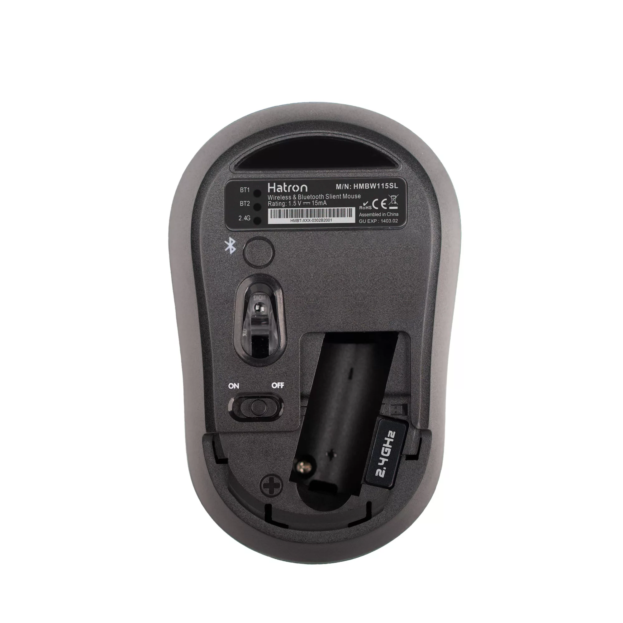 ماوس بی سیم هترون مدل HMBW115SL