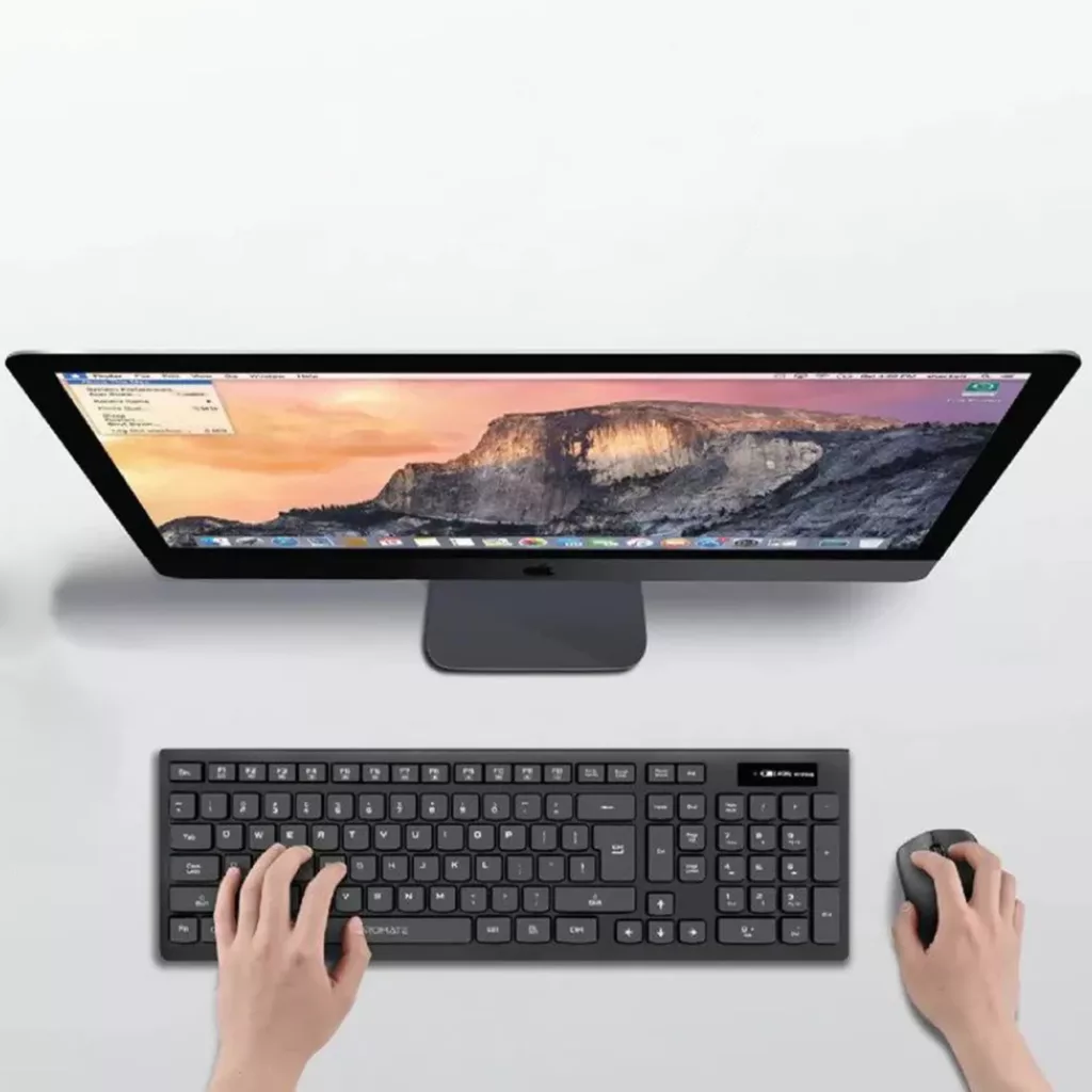 کیبورد و ماوس بی سیم پرومیت مدل Prombo-12
