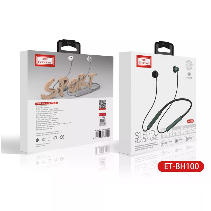 هندزفری بلوتوثی ارلدام مدل et-bh100