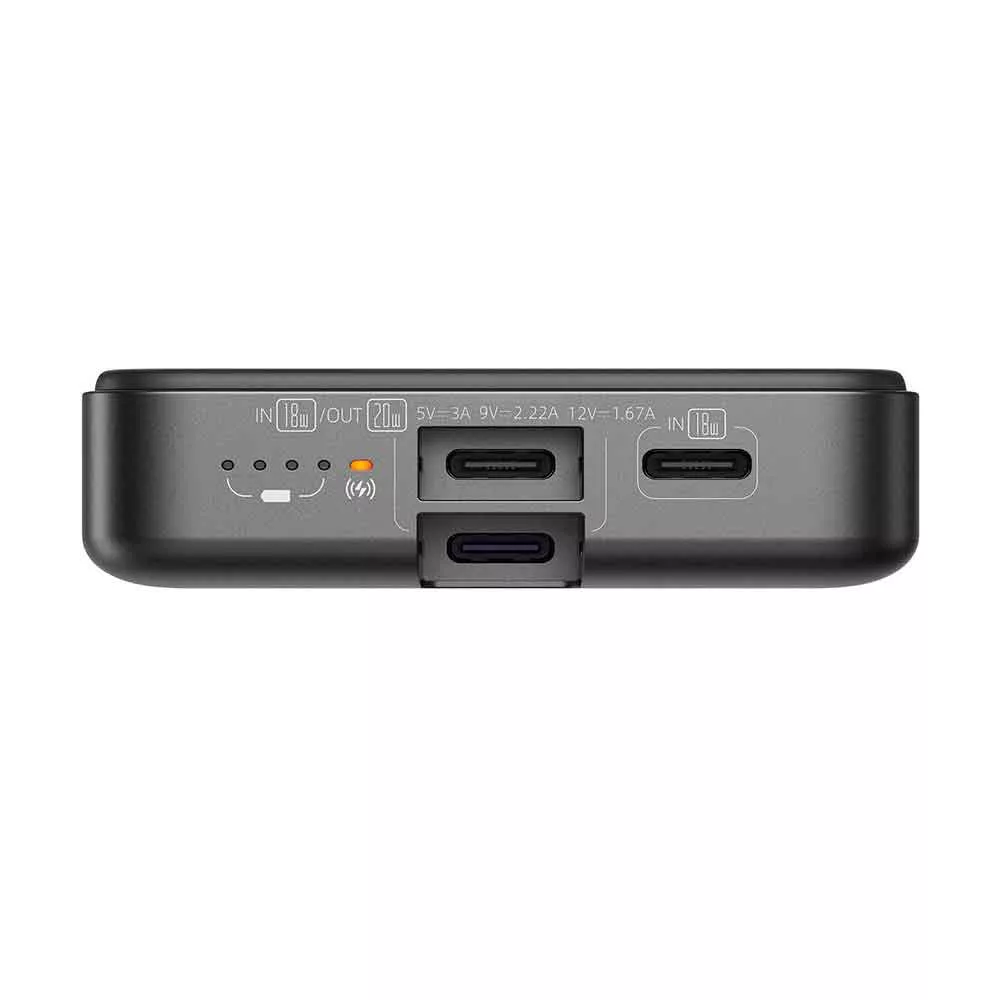 پاوربانک بی سیم 15 وات روموس مدل WMO10 121 ظرفیت 10000 میلی آمپر ساعت