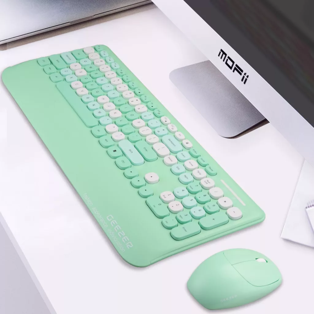 کیبورد و ماوس بی سیم گیزر مدل GEEZER G100